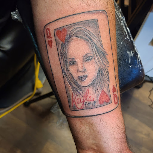 Explore auto mechanic tattoo ideas, creative tattoo ideas in Cumberland, available at Queen City Ink