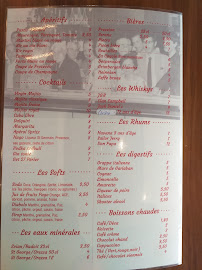 Le Nouveau Peano à Marseille menu