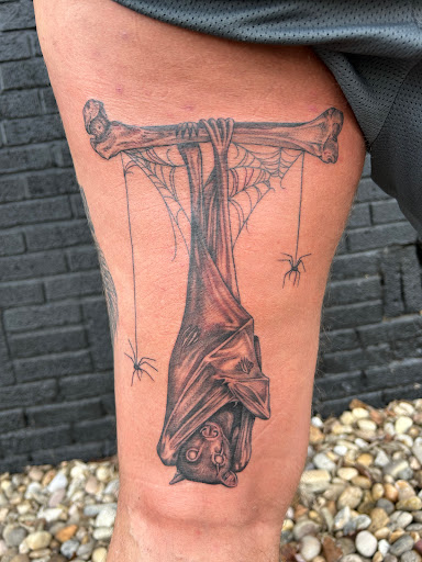 Explore chainsaw tattoo ideas, creative tattoo ideas in Fairview, available at Ink Angel Studios