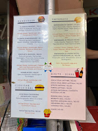 Menu du La Tana Argenta à Capo Vaticano