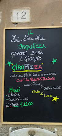 Carte du Mai Dire Mai | Coffee & Food à Foligno