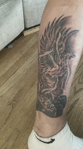 Explore gemini constellation tattoo ideas, creative tattoo ideas in Saint Paul, available at Black Coffin Tattoo