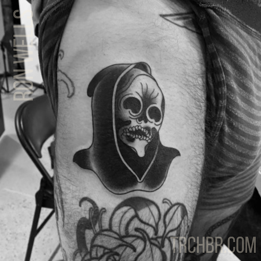 Explore thumb tattoo ideas, creative tattoo ideas in Providence, available at The Torchbearer Tattoo