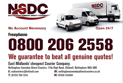 Nottingham Sameday Direct Couriers