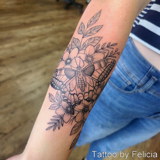 Explore jersey tattoo ideas, creative tattoo ideas in Fort Myers, available at Tiger Lotus Tattoo and Piercing