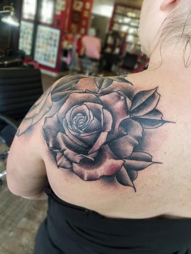 Explore full sleeve tattoo ideas female, creative tattoo ideas in Lakeland, available at Black Swan Tattoo