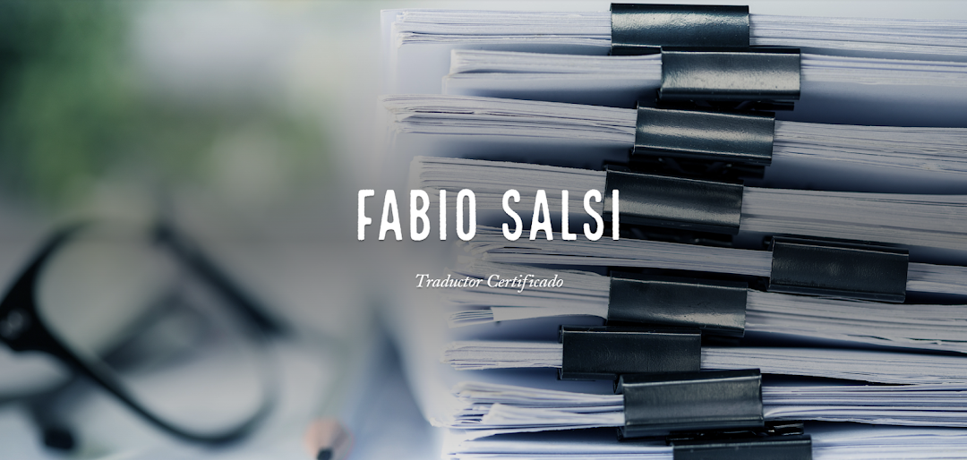 Fabio Salsi Traduzioni - Traductor Certificado