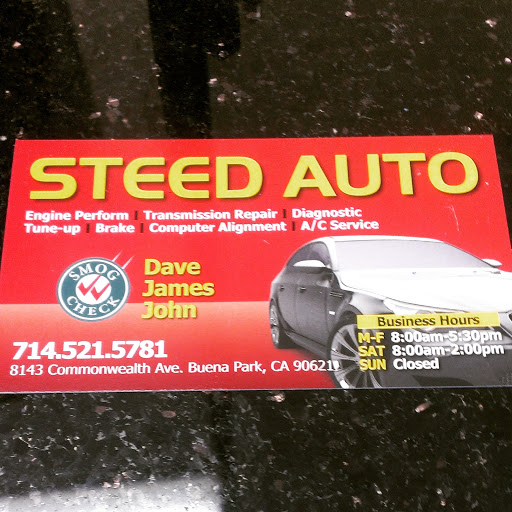 Auto Repair Shop «Steed Auto Repair», reviews and photos, 8143 Commonwealth Ave, Buena Park, CA 90621, USA
