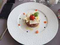 Steak tartare du Restaurant français La Calanque Bleue à Sausset-les-Pins - n°5