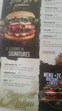 Restaurant Le Soixante 14 à Bonneville (la carte)