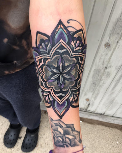 Explore gator tattoo ideas, creative tattoo ideas in Green Bay, available at Darkside Tattoo By Jesse Skywalker