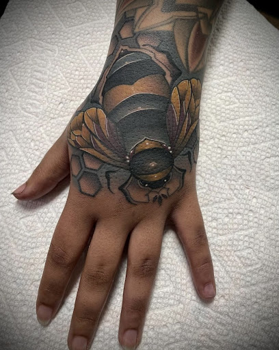 Explore tattoo ideas for son on mom, creative tattoo ideas in Oklahoma City, available at Oklahoma Tattoo Collective