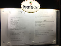 Maindiner à Frankfurt menu