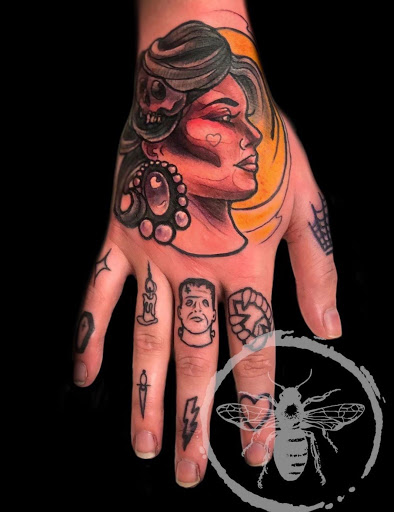 Explore small lion tattoo ideas, creative tattoo ideas in Springfield, available at Triumph Tattoo