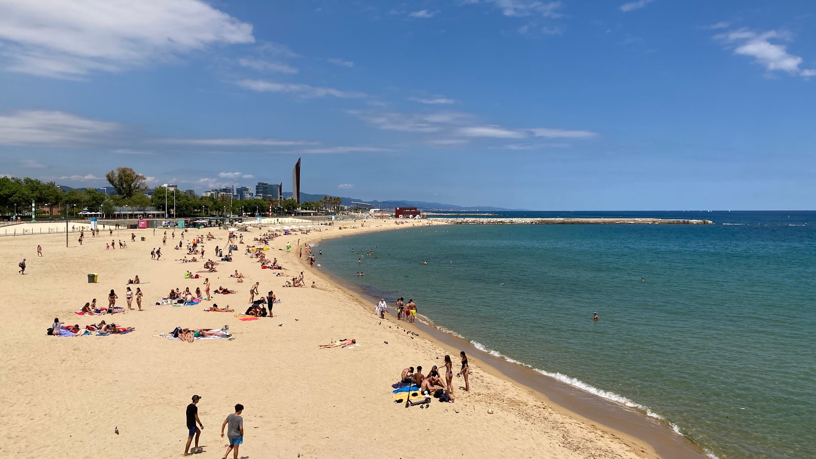 Foto di Playa Barcelona - luogo popolare tra gli intenditori del relax
