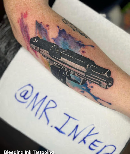 Explore spartan tattoo ideas, creative tattoo ideas in Mayodan, available at Bleeding Ink Tattoo