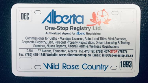 Alberta One-Stop Registry Ltd