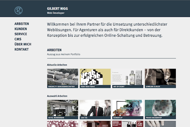 Gilbert Nigg | Web Developer - Zürich