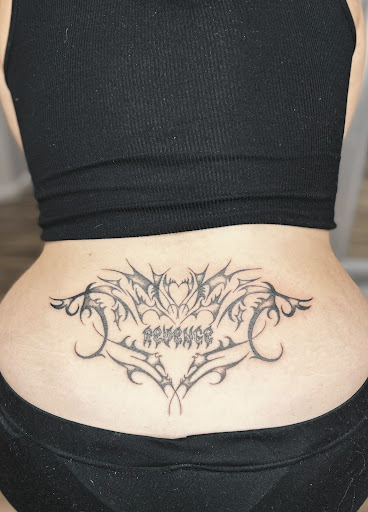 Explore mary poppins tattoo ideas, creative tattoo ideas in Sayville, available at Dark Timez Tattoo and Piercing