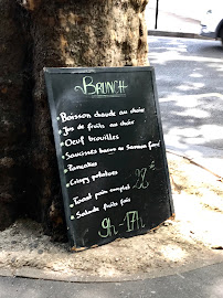 Sunny à Paris menu