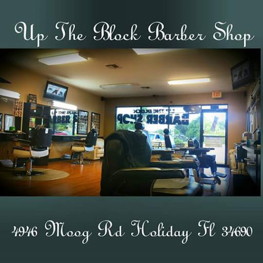 Barber Shop «Up The Block Barber Shop», reviews and photos, 4946 Moog Rd, Holiday, FL 34690, USA