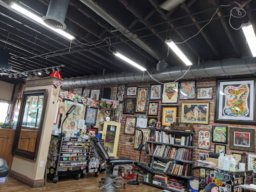 Tattoo Shop «Hell Bomb Tattoo», reviews and photos, 1115 E Douglas Ave, Wichita, KS 67211, USA