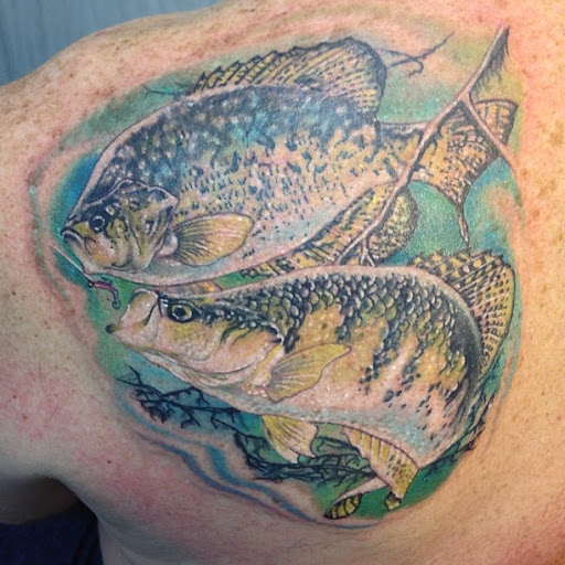 Explore carpenter tattoo ideas, creative tattoo ideas in Huntsville, available at Blacktide Tattoo Co.