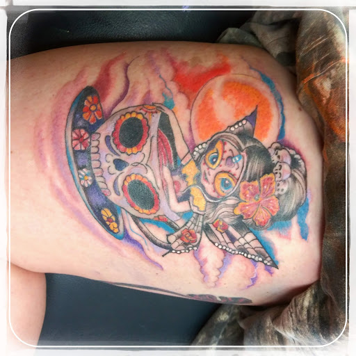 Explore horizontal tattoo ideas, creative tattoo ideas in La Crosse, available at La Crosse Tattoo