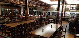 A row of beer taps