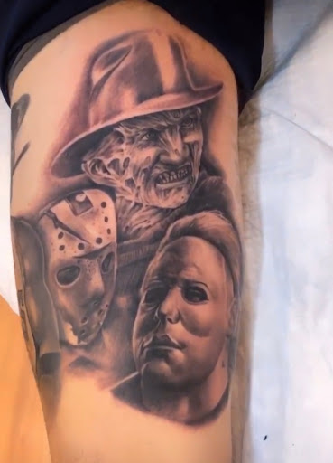 Explore emperor's new groove tattoo ideas, creative tattoo ideas in Denville, available at Gypsink Tattoo