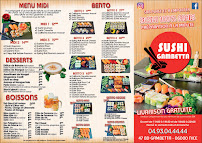 Menu / carte de Sushi Gambetta à Nice