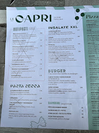 Restaurant Le Capri à Biarritz - menu / carte