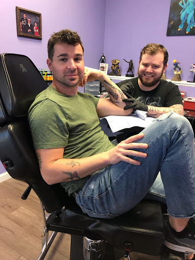 Explore tattoo ideas half sleeve, creative tattoo ideas in Northport, available at Cynical Tattoos Shop