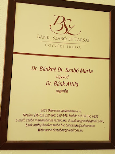 Ügyvédi Iroda - Dr. Bánkné Dr. Szabó Márta - Debrecen