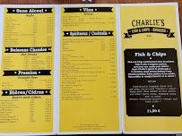 Menu du Charlie's Fish & Chips and Burgers à Antibes
