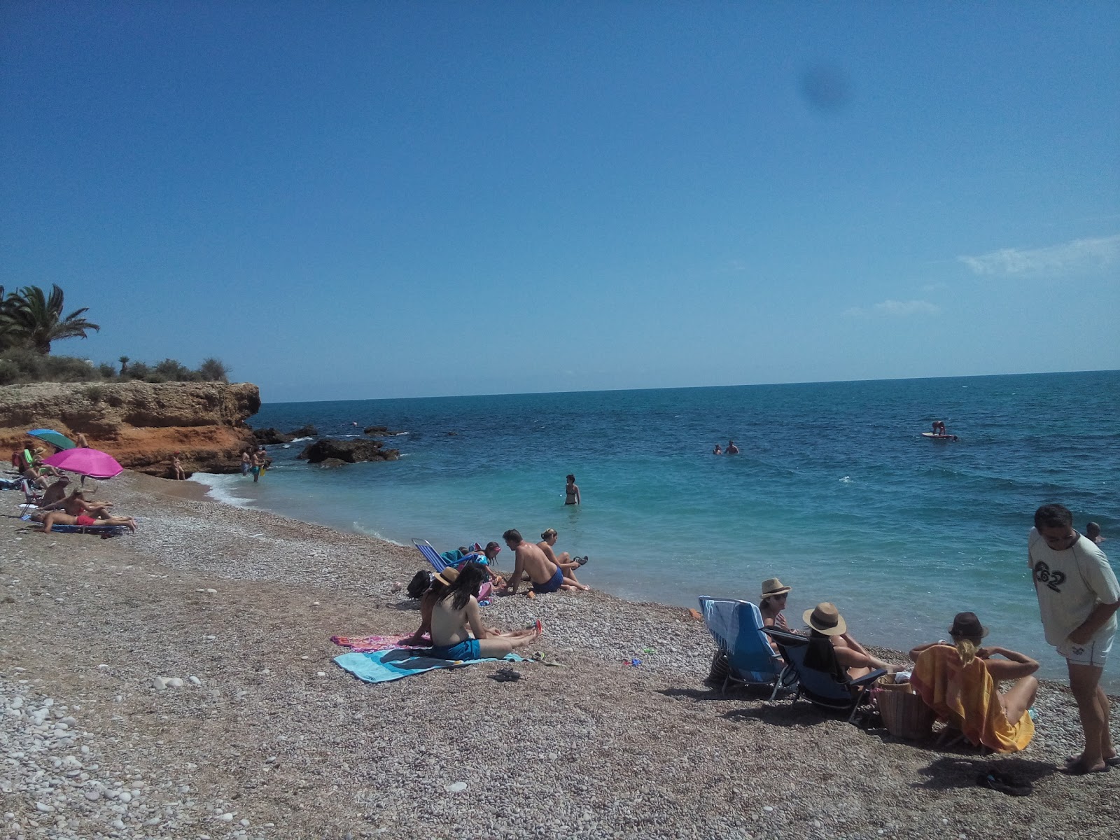 Foto av Cala dels Cossis med liten vik