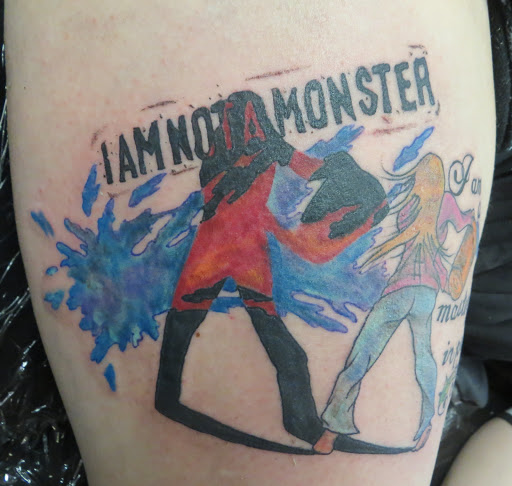 Explore 2 percent tattoo ideas, creative tattoo ideas in Powell, available at AVALON COVE TATTOO