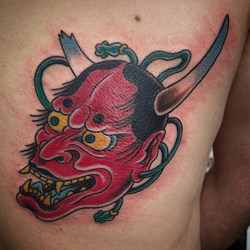Explore black widow tattoo ideas, creative tattoo ideas in Oakland, available at Good Tattoo