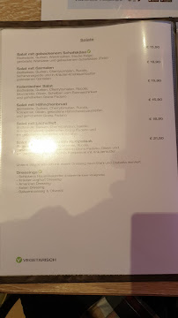Restaurant Schickeria à Braunschweig (la carte)