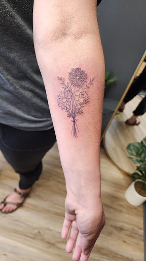 Explore violin tattoo ideas, creative tattoo ideas in Fountain City, available at Innate Ink & Beauty