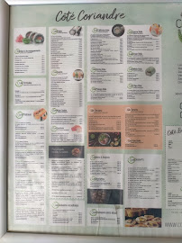 Carte du Pink Sushi Bar devient Coriandre & Basilic à Arès