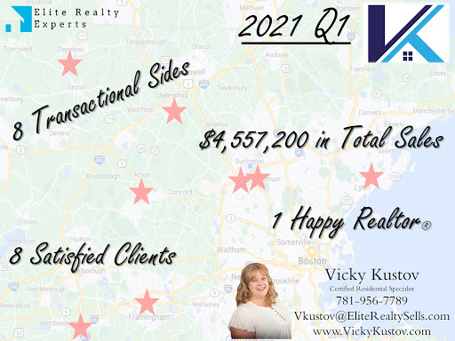 Real Estate Agency «Vicky Kustov, Realtor with EXIT Real Estate», reviews and photos, 85 Wilmington Rd, Burlington, MA 01803, USA