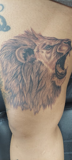 Explore buffalo bills tattoo ideas, creative tattoo ideas in Dorchester, available at Skard4lyfeink Tattoo & Supply