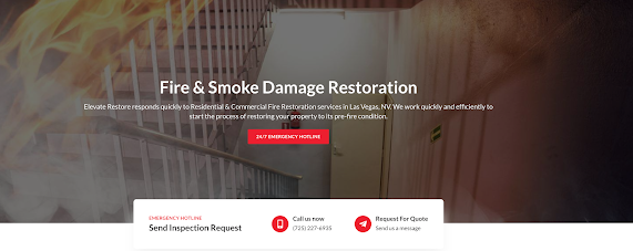 fire damage restoration by elevate