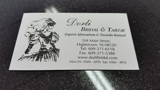 Bridal Shop «Dorli Bridal & Tailor», reviews and photos, 104 Main St, Hightstown, NJ 08520, USA