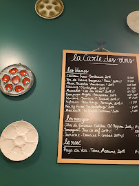 Restaurant de fruits de mer Les Petits Poissons Jb Lebas à Lille (le menu)