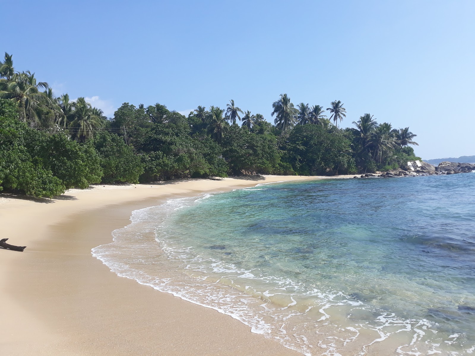 Serene Hotel Beach的照片 带有明亮的沙子表面