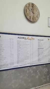 Menu du Pizzeria Aladin à Acireale