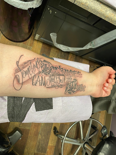Explore spark plug tattoo ideas, creative tattoo ideas in Oaklyn, available at Hocus Pocus Tattoo Piercing & Permanent Makeup