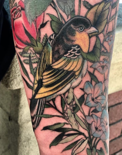 Explore tattoo ideas thigh, creative tattoo ideas in Gilbert, available at Fifth Estate Tattoo